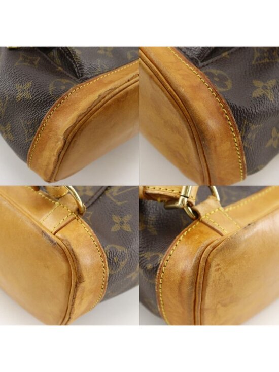 Louis Vuitton Mini Montsouris Canvas Brown Backpack main image 9